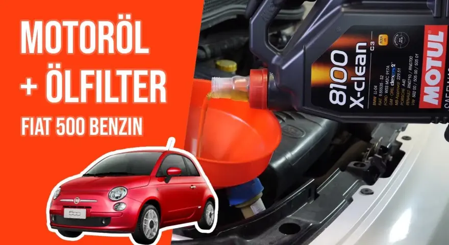 Die richtige Ölmenge und -art für Ihren Fiat 500 Motoröl wechseln